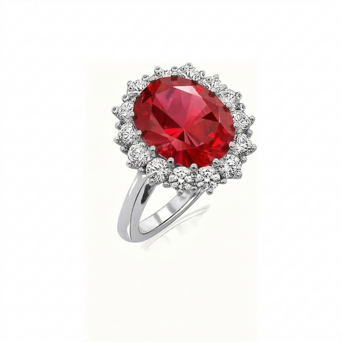 Scarlet Crown Ruby Ring - Rose & Oliver