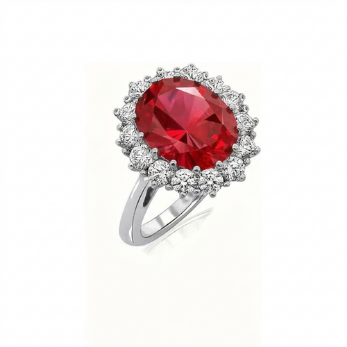 Scarlet Crown Ruby Ring - Rose & Oliver