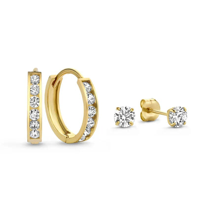 Dara Brilliant Stone Earrings - Rose & Oliver