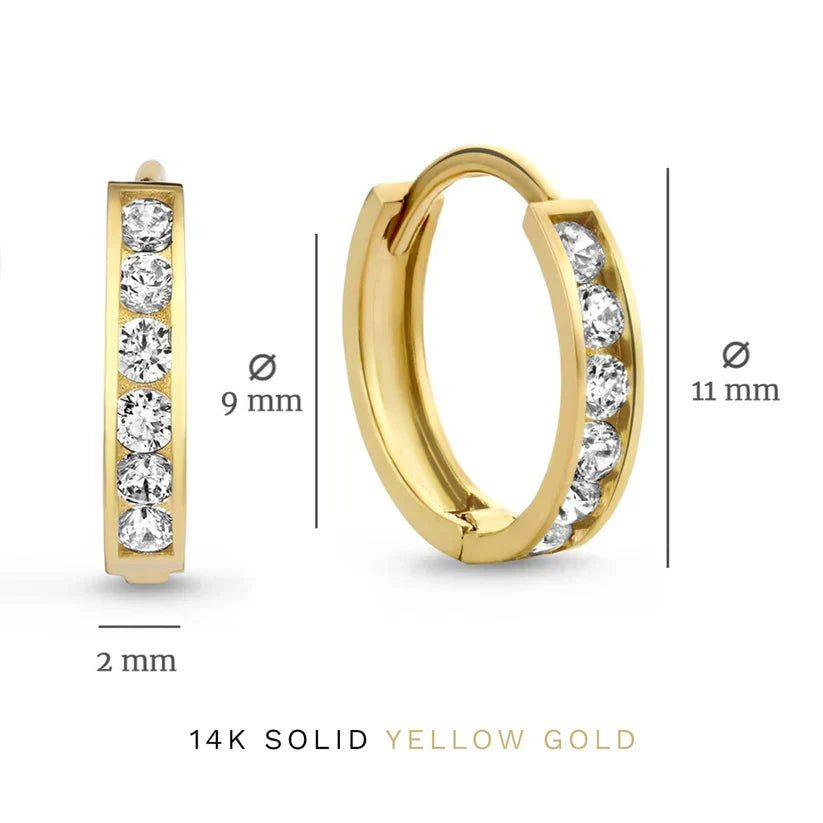 Dara Brilliant Stone Earrings Set - Rose & Oliver