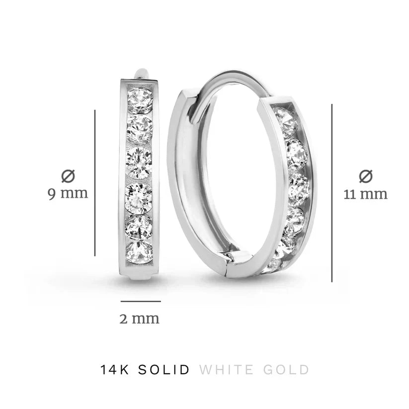 Dara Brilliant Stone Earrings - Rose & Oliver