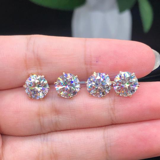 Tera Earrings (White Gold) - Rose & Oliver