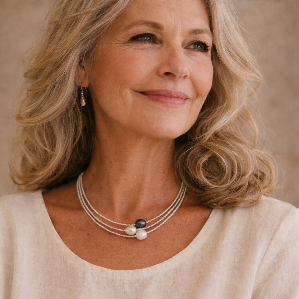 Natural Pearl Necklace by Rose & Oliver - product image 2