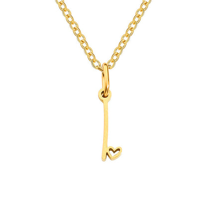 Initial Heart Necklace - Rose & Oliver