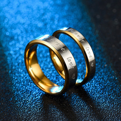 Forever Love Couple Ring - Rose & Oliver