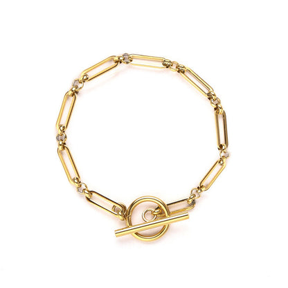 Link T-Bar Bracelet - Rose & Oliver