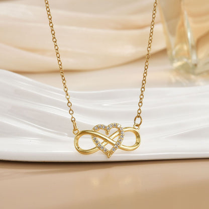Love Knot Infinity Necklace - Rose & Oliver