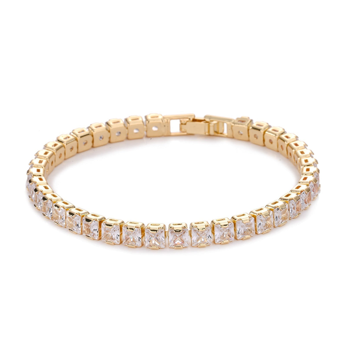 Square Tennis Bracelet - Rose & Oliver