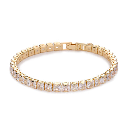 Square Tennis Bracelet - Rose & Oliver