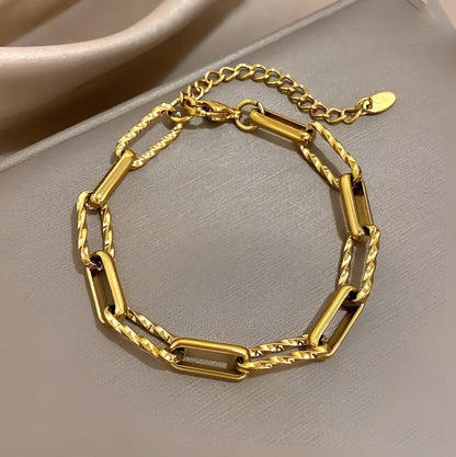 Chunky Link Lorielle Bracelet - Rose & Oliver