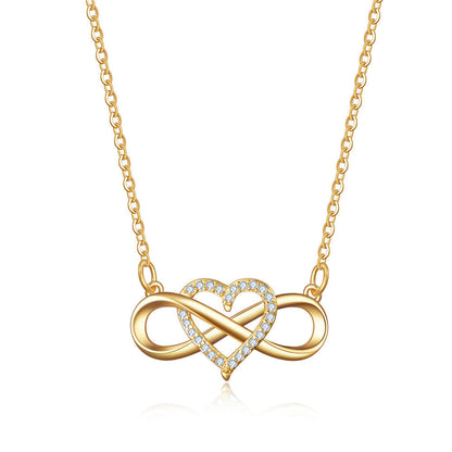 Love Knot Infinity Necklace - Rose & Oliver
