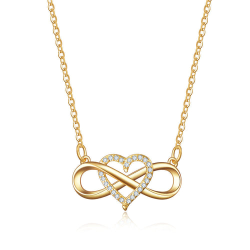 Love Knot Infinity Necklace - Rose & Oliver