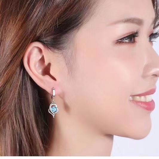 Eclipse Heart Drop Earrings - Rose & Oliver