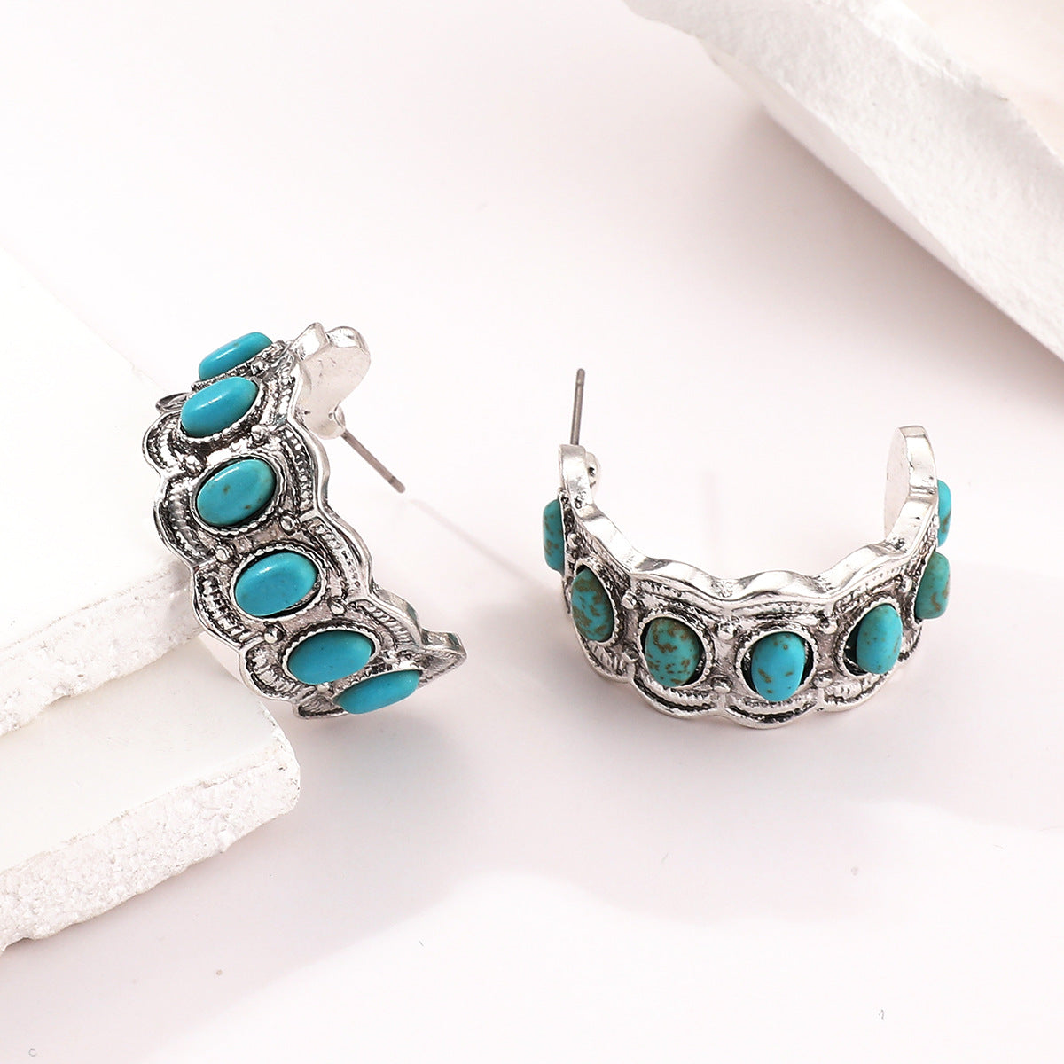 Azurella Shoreline Earrings - Rose & Oliver