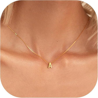 Love Letter Initial Necklace (Gold) - Rose & Oliver