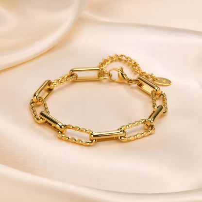 Chunky Link Lorielle Bracelet - Rose & Oliver