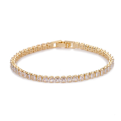 Square Tennis Bracelet - Rose & Oliver