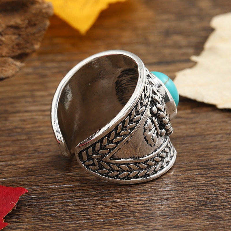 Ravik Stone Open Ring - Rose & Oliver