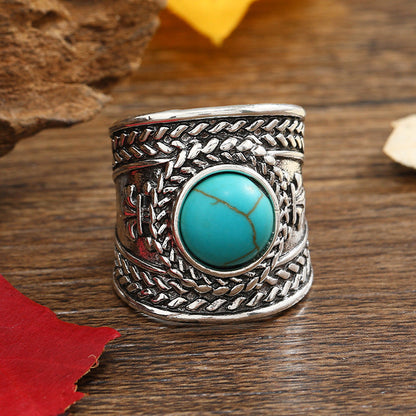 Ravik Stone Open Ring - Rose & Oliver