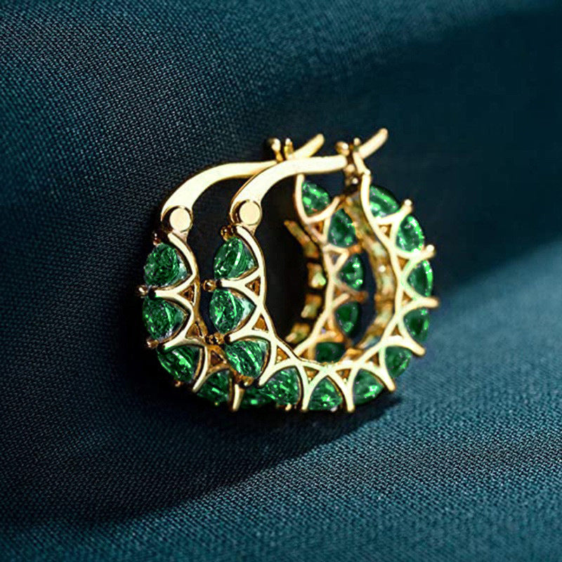 Elena Marlowe Hoop Earrings - Rose & Oliver