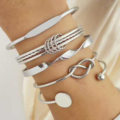 Elegance Knot Bracelet Set - Rose & Oliver