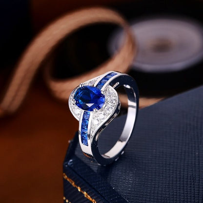 Sapphire Flow Ring - Rose & Oliver