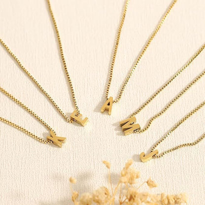 Love Letter Initial Necklace (Gold) - Rose & Oliver