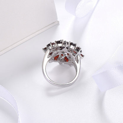 Scarlet Petal Ring - Rose & Oliver