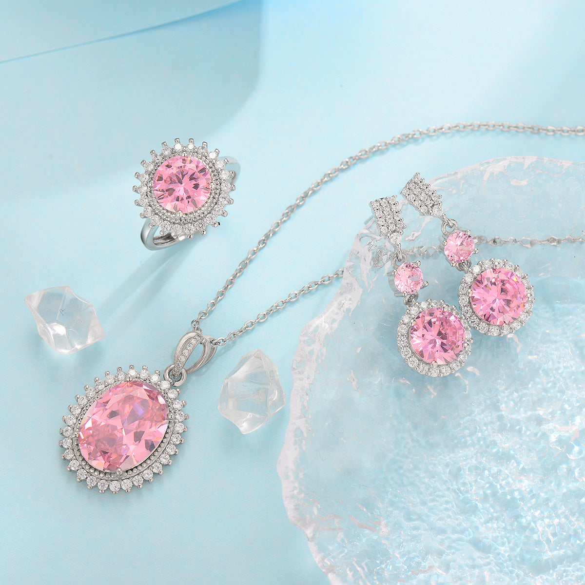Aurielle Solwyn Blue Jewelry Set - Rose & Oliver