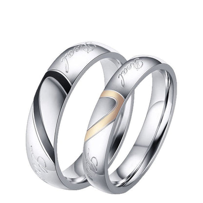 Eternal Couple Ring (White Gold) - Rose & Oliver