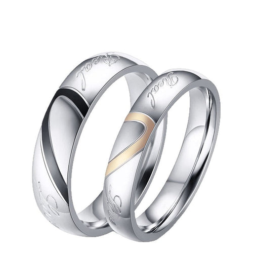 Eternal Couple Ring (White Gold) - Rose & Oliver