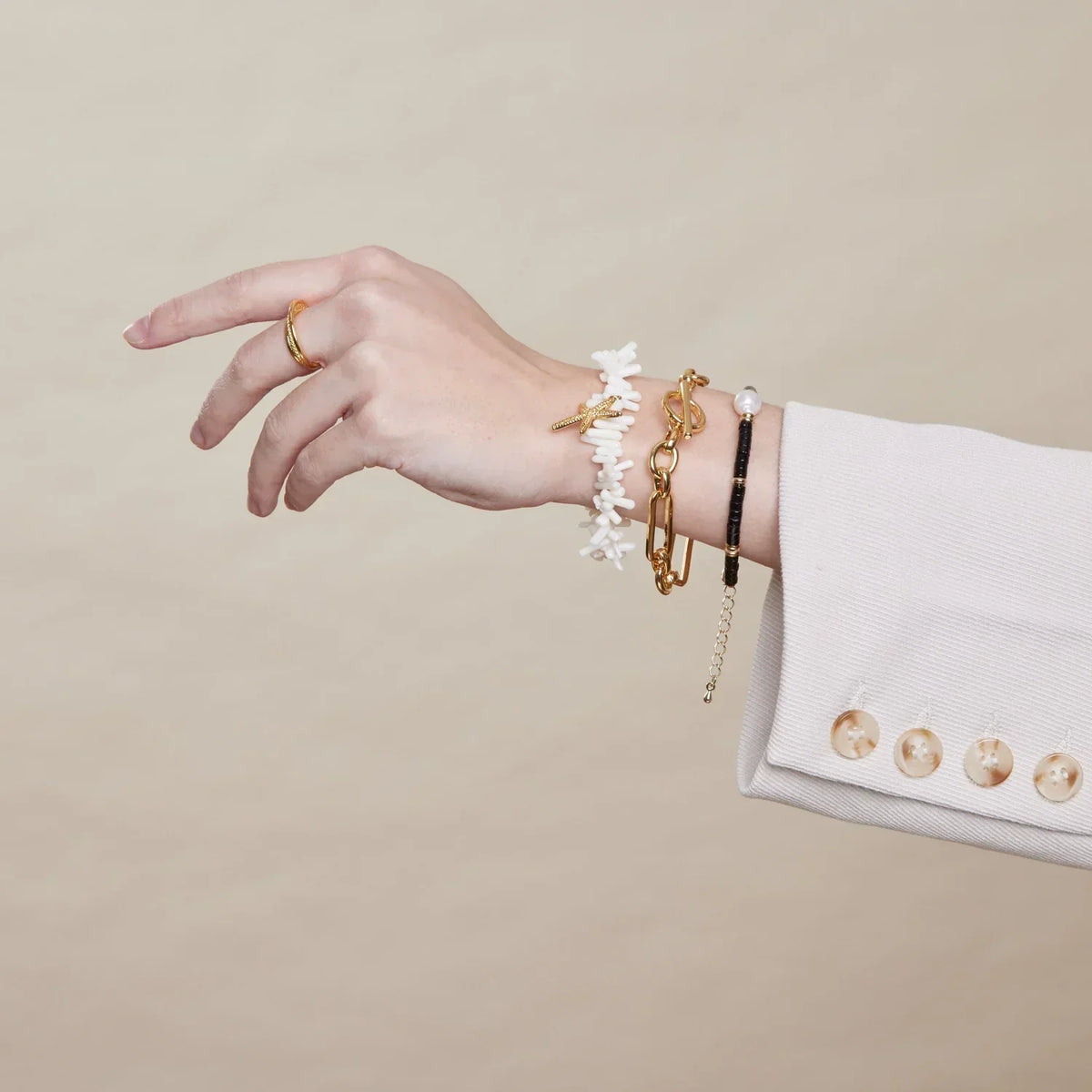 Link T-Bar Bracelet - Rose & Oliver