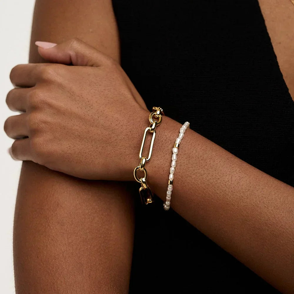 Link T-Bar Bracelet - Rose & Oliver