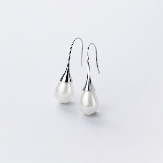 Pearl Drop Earrings - Rose & Oliver