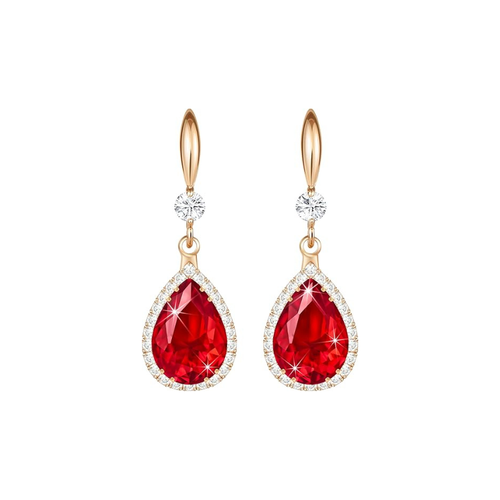 Ruby Teardrop Earrings - Rose & Oliver