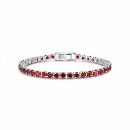Ruby Tennis Bracelet - Rose & Oliver