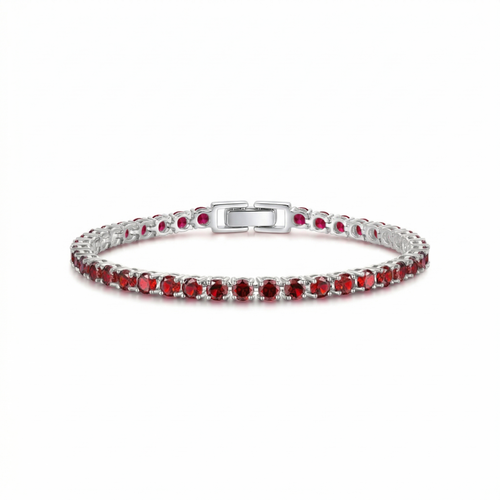 Ruby Tennis Bracelet - Rose & Oliver
