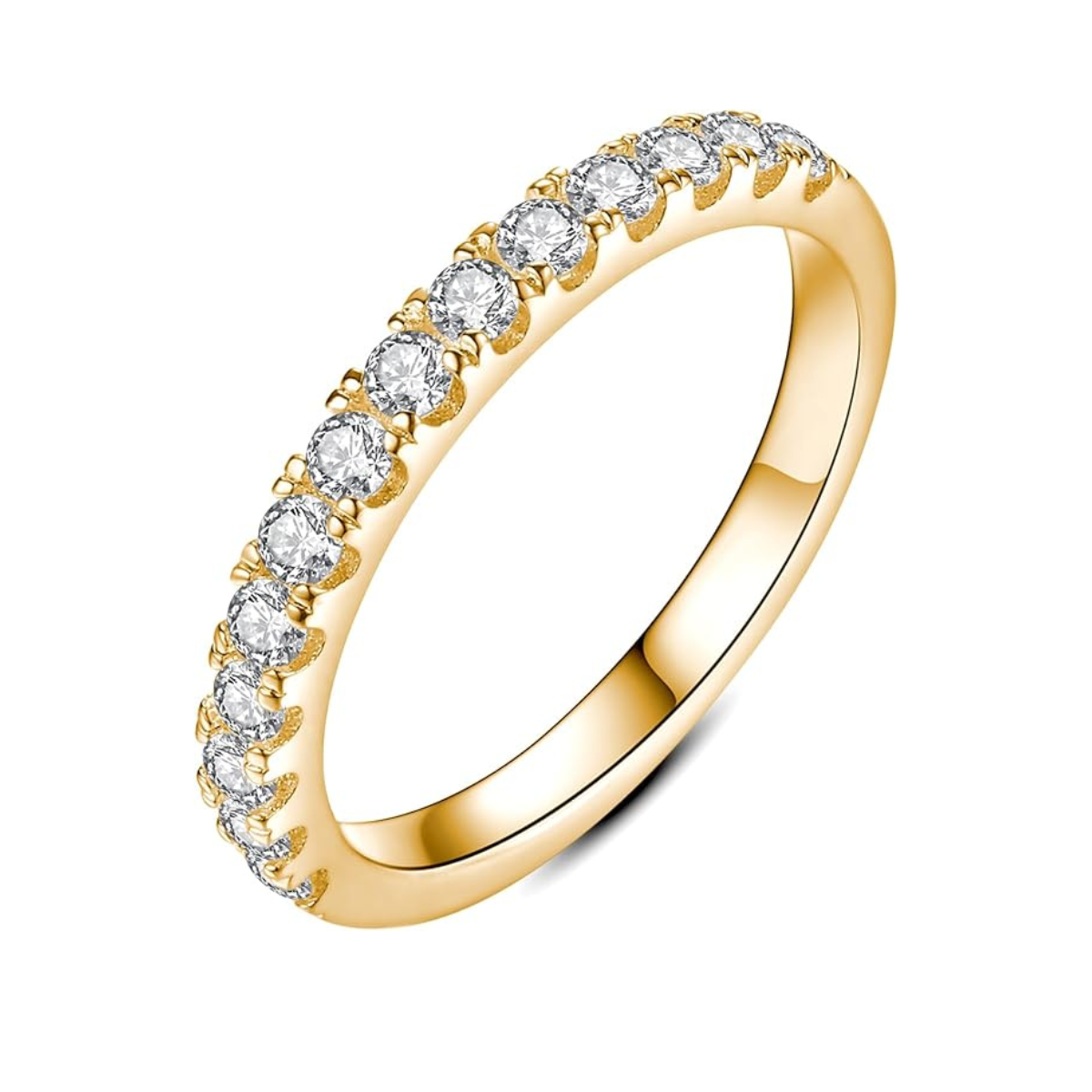 Moissanite Wedding Band - Rose & Oliver