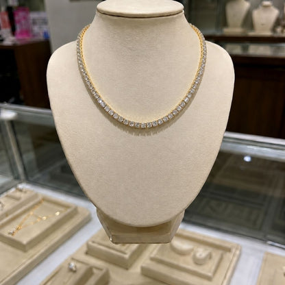 Tennis Gold Necklace