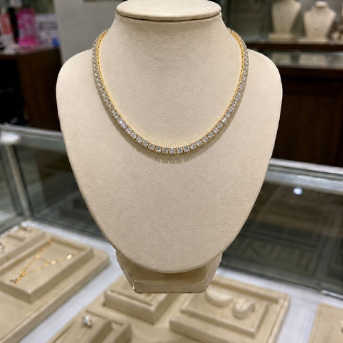Tennis Gold Necklace
