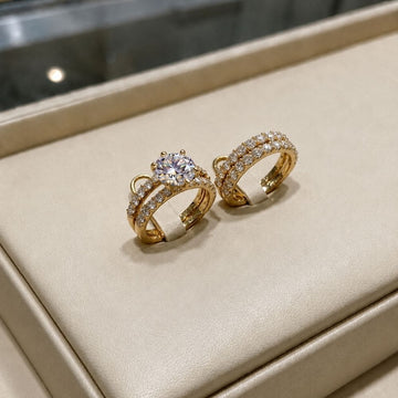 Eternal Radiance Diamond Ring Set