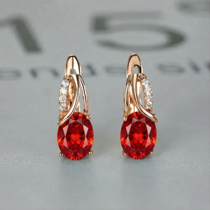 Veressa Ruberine Earrings - Rose & Oliver