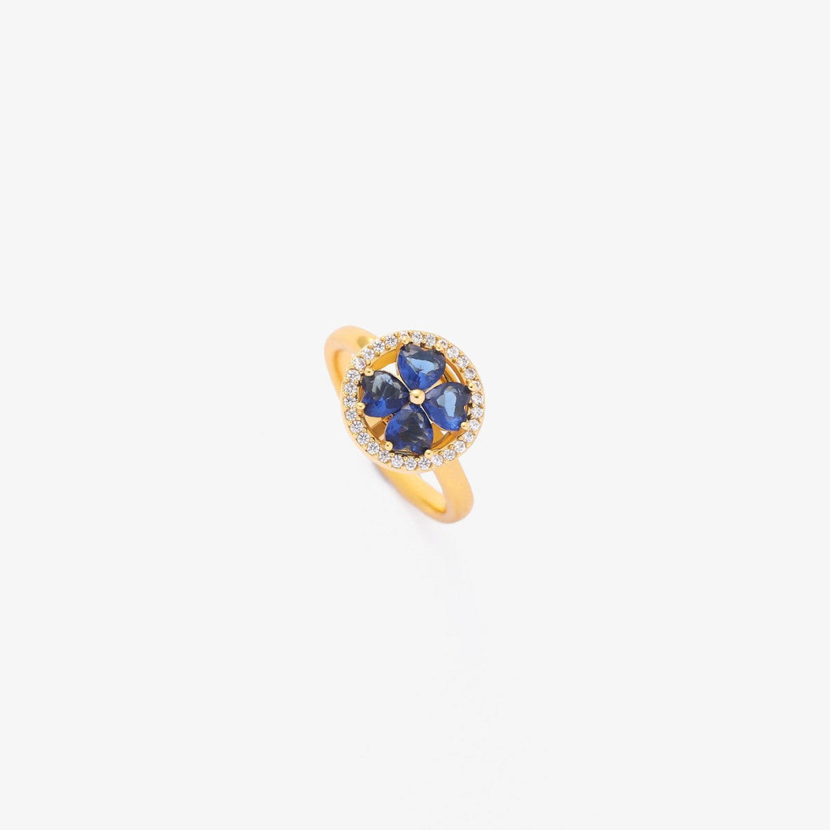 Sapphire Hearts Spinning Ring - Rose & Oliver