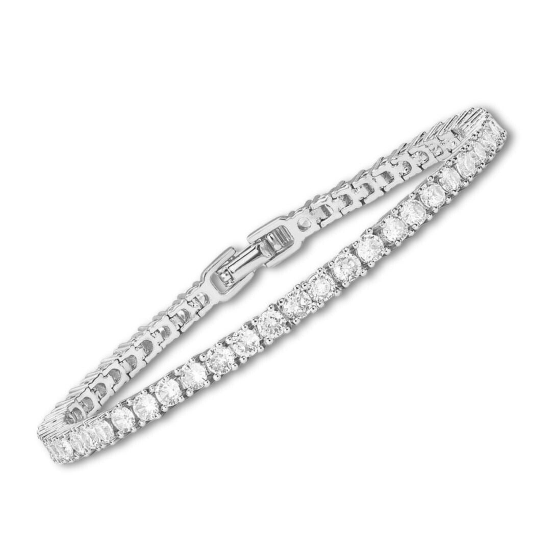 Moissanite Tennis Bracelet (White Gold) - Rose & Oliver