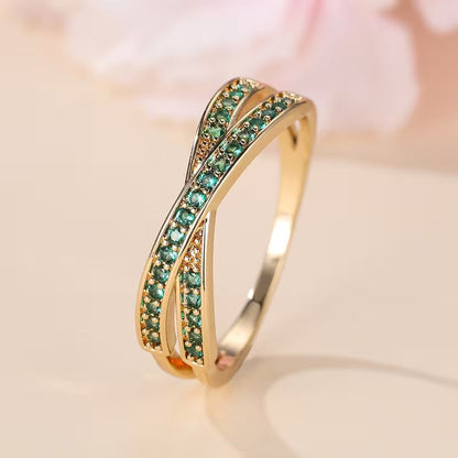 Emerald Flow Ring - Rose & Oliver
