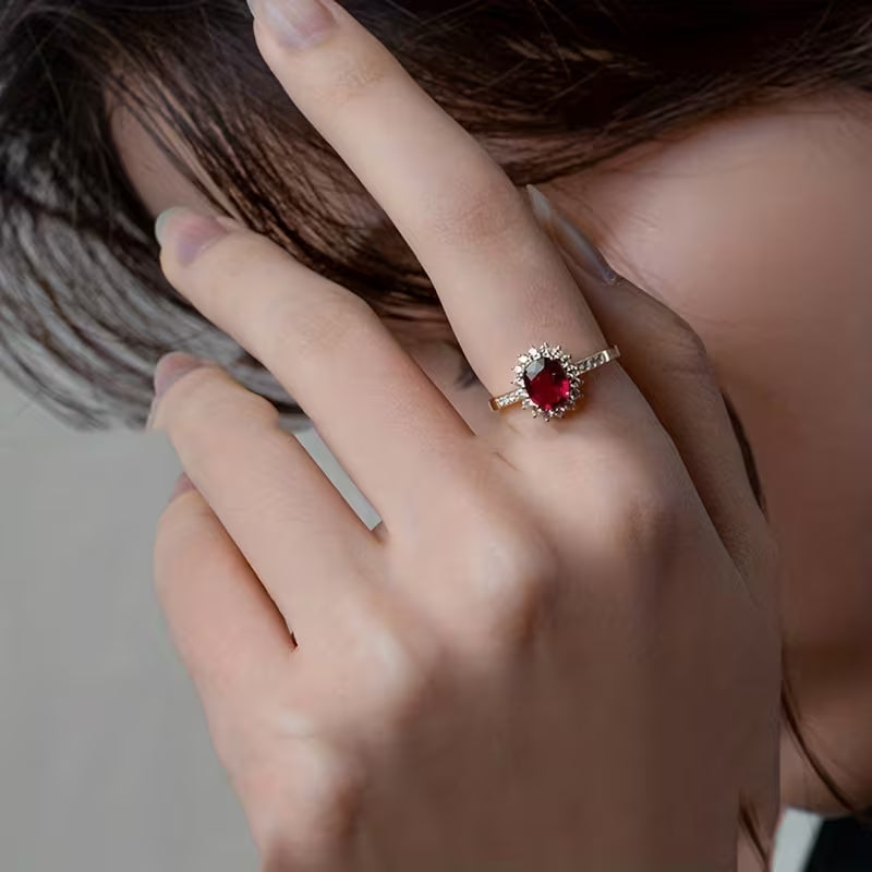 Empress Red Ring - Rose & Oliver