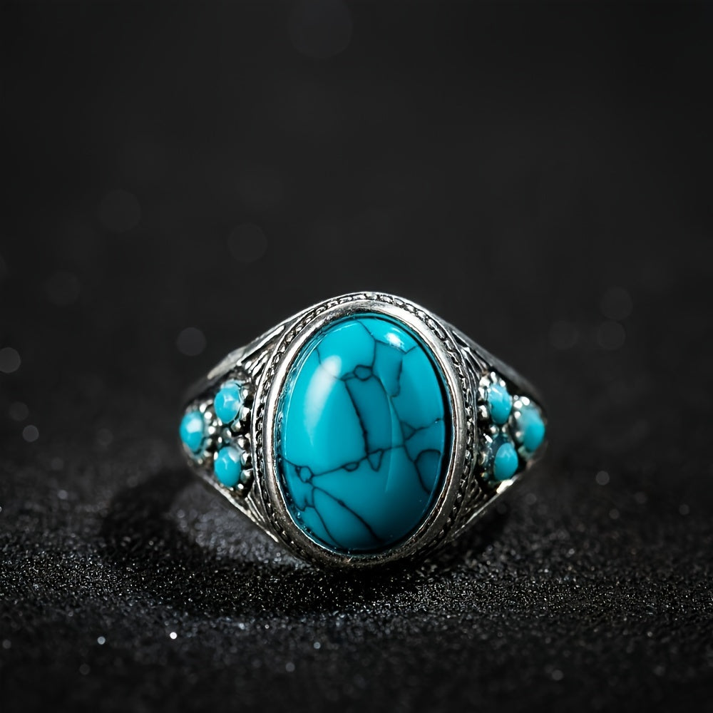 Nomad Blue Stone Ring - Rose & Oliver