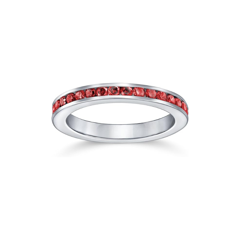 Ruby Eternity Band Ring - Rose & Oliver