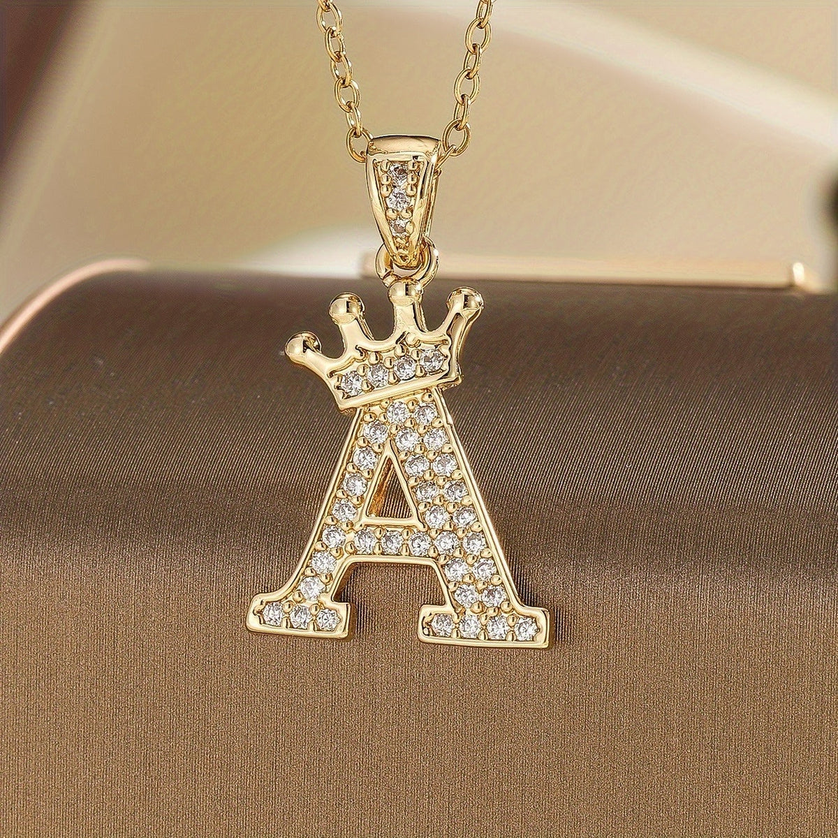 Initial Crown Necklace - Rose & Oliver