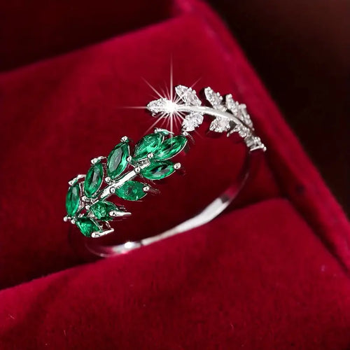 White Gold Vivara Lyselle Ring - Rose & Oliver